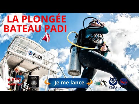 ⛵La Spécialité #scuba de #plongée Spécialiste depuis un bateau PADI, les procédures sont différentes