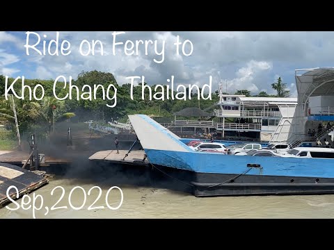 Ride on Ferry to Koh Chang Island Thailand