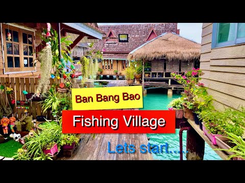 4K 🇹🇭 Thailand – Koh Chang | Ban Bang Bao Fishing Village | Rasta View
