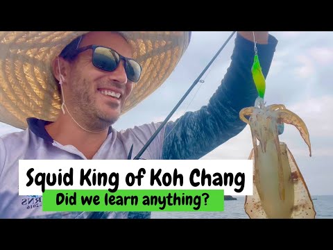 Schooled by the King of Squid fishing! #kohchang #squidfishing #thailand