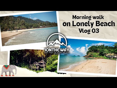 Lonely Beach morning walk