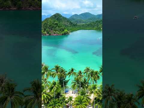 Name of This Beach ⛱️ is Koh Chang located in Thailand | #shorts #thailand #whatsappstatus